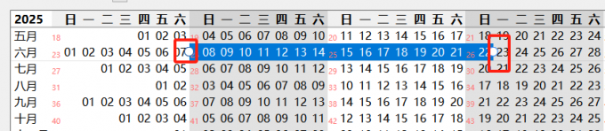 调整时间轴范围
